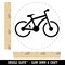 Mountain Bike Bicycle Cyclist Cycling Rubber Stamp for Stamping Crafting Planners